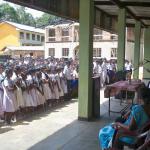 ACT has also provided books to build a library at the local high school.